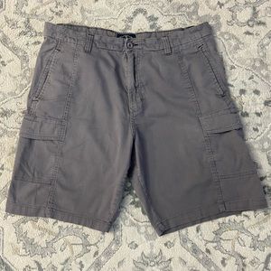 Nat Nast Men's Casual Cargo Shorts - Dark Charcoal Gray